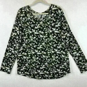 Tribal Pullover Shirt Women’s Large Multi-Color Long Sleeves